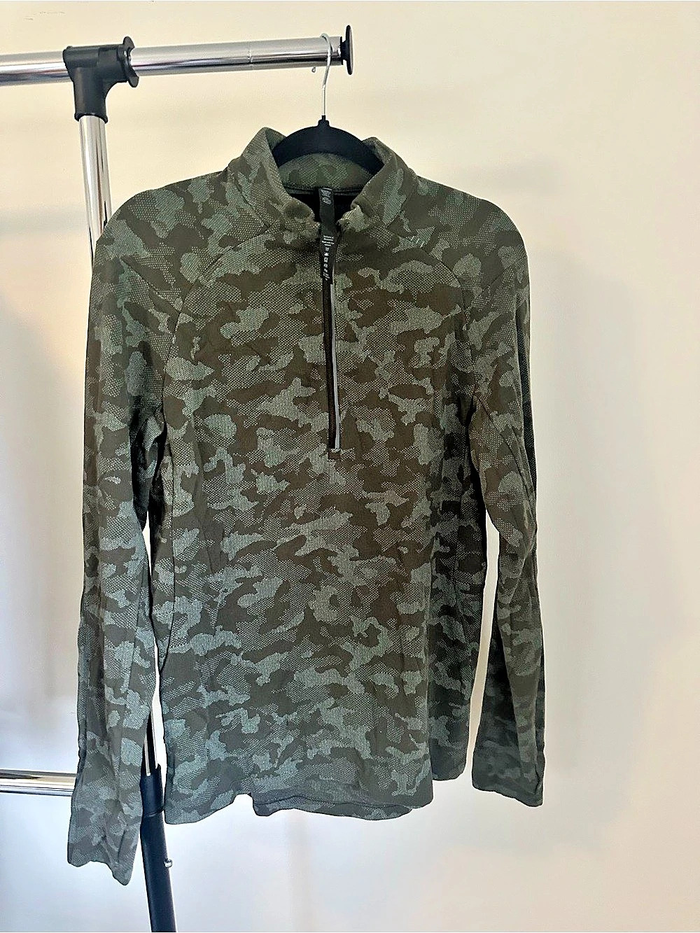 Men’s Lululemon Surge Warm Half-Zip Jacquard Camo Pullover